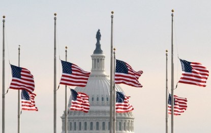Flags At Half Staff In Washington After Tucson Shooting